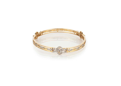 Gold Plated | CZ Studded Bangles